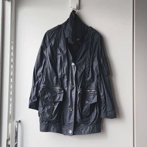 Burberry Brit Cotton Military Style Jacket